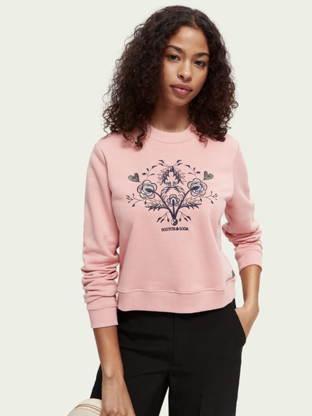 Scotch & Soda Rózsaszín női pulóver Scotch & Soda