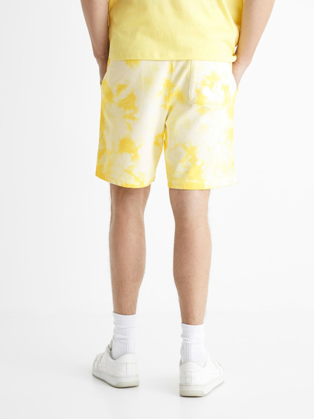 Celio Sárga batikolt rövidnadrág Celio Botache
