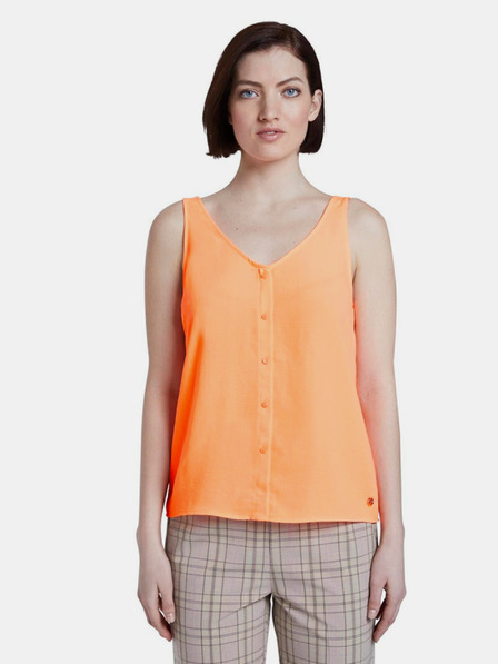 Tom Tailor Denim Narancssárga női top Tom Tailor Denim