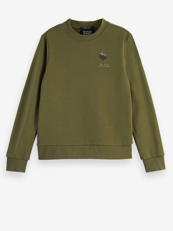 Scotch & Soda Khaki női pulóver Scotch & Soda Scotch & Soda