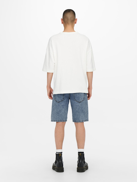 ONLY & SONS Kék farmer rövidnadrág ONLY & SONS Avi
