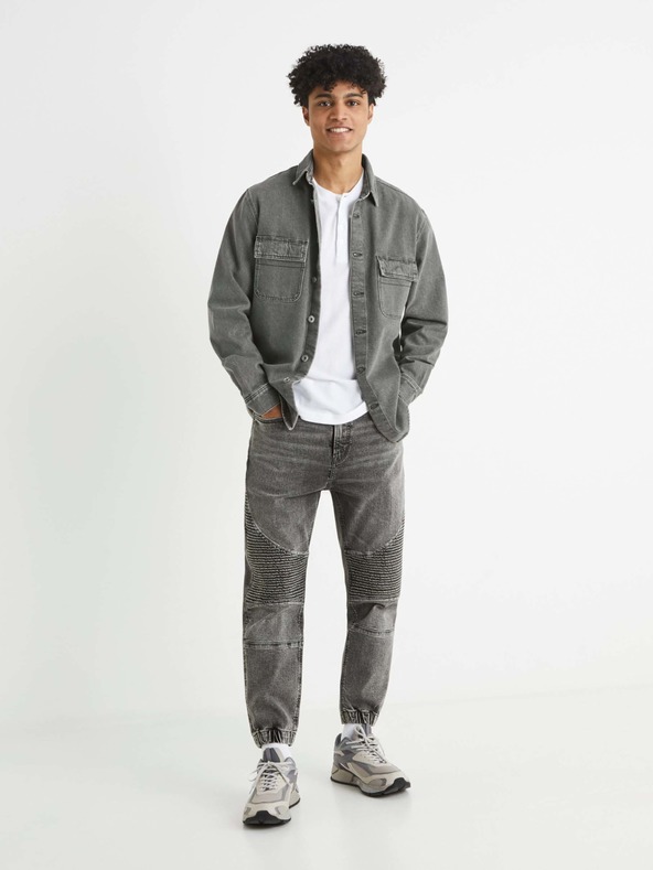 Celio Szürke férfi farmer nadrág Celio