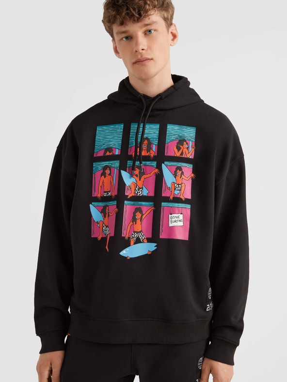 O'Neill Fekete Férfi O'Neill Progressive kapucnis pulóver