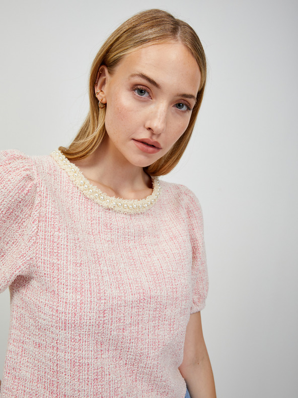 Orsay ORSAY rózsaszínű csíkos blúz