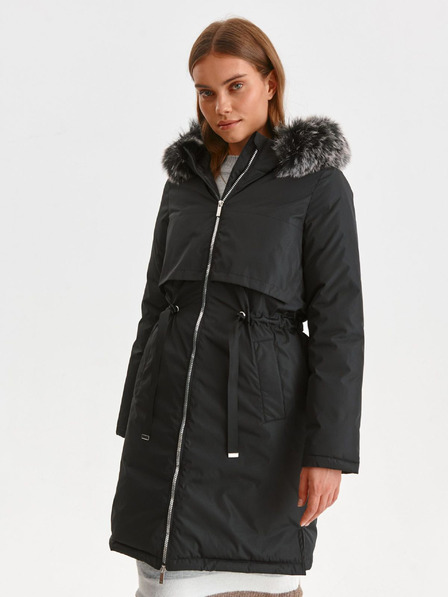 TOP SECRET Fekete női parka TOP SECRET