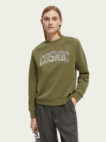 Scotch & Soda Khaki női pulóver Scotch & Soda Scotch & Soda