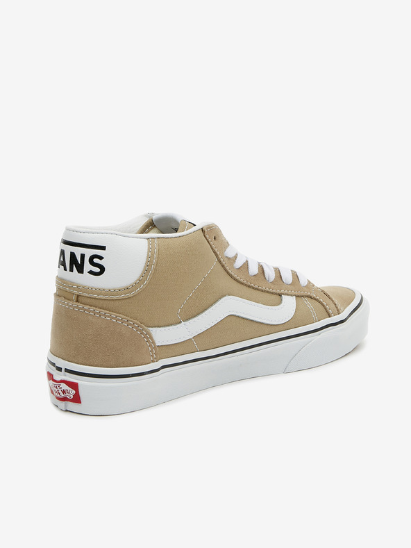 Vans Bézs színű női bokacipő velúr részletekkel VANS UA Mid Skool 37