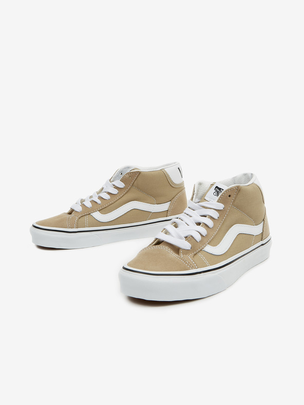 Vans Bézs színű női bokacipő velúr részletekkel VANS UA Mid Skool 37