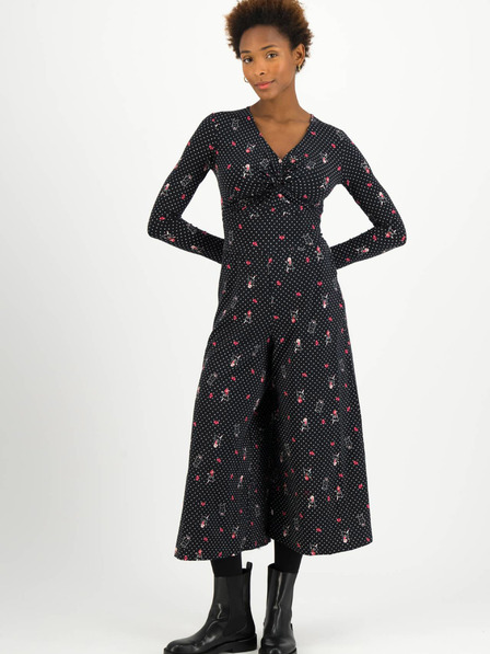 Blutsgeschwister Blutsgeschwister Glamourama Queen Fekete virágos pulóveres pulóveres jumpsuit