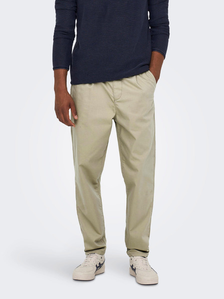 ONLY & SONS Bézs színű chino nadrág ONLY & SONS Dew