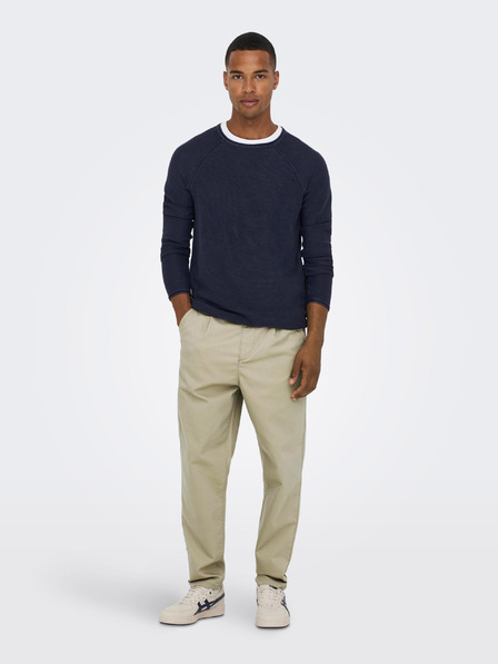 ONLY & SONS Bézs színű chino nadrág ONLY & SONS Dew