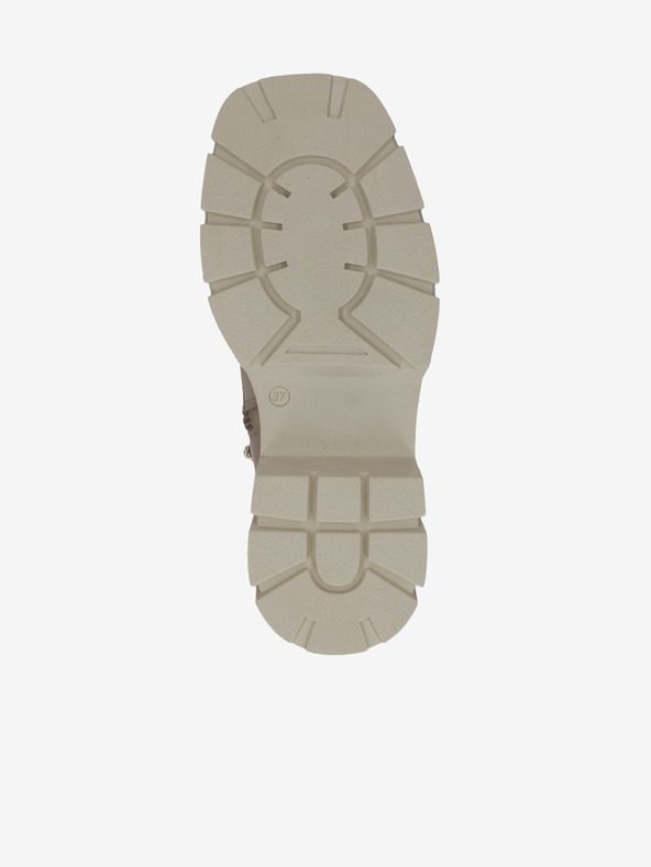 Caprice Bézs színű női Caprice szigetelt bőrcsizma