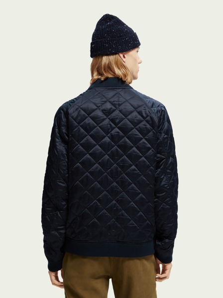 Scotch & Soda Sötétkék férfi mintás kabát Scotch & Soda