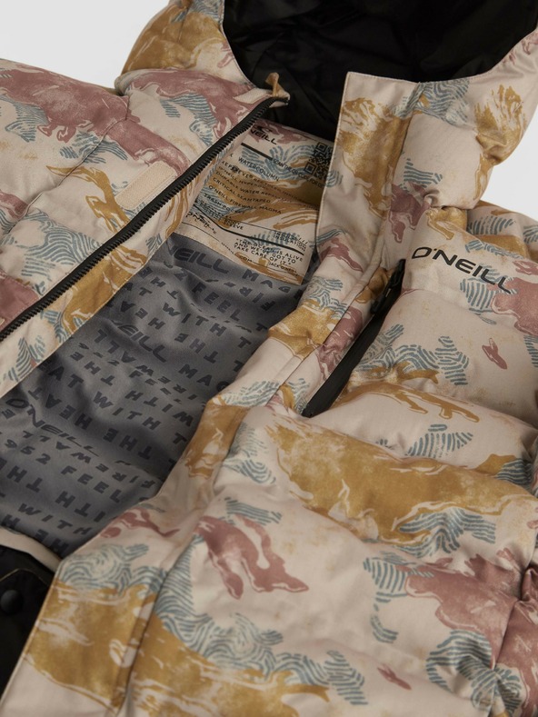 O'Neill Bézs színű férfi O'Neill Mountain steppelt télikabát