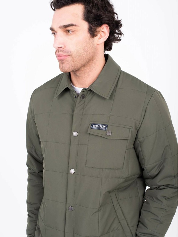 Brakeburn Khaki színű férfi könnyű póló dzseki Brakeburn