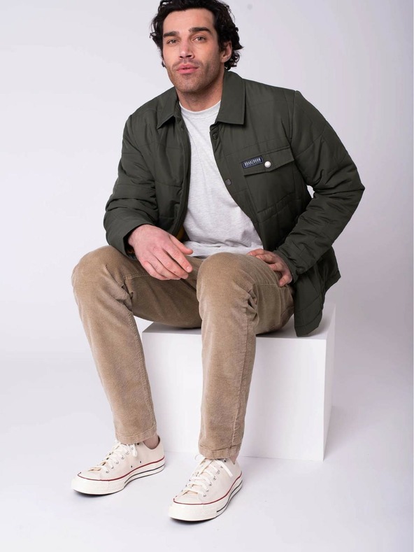 Brakeburn Khaki színű férfi könnyű póló dzseki Brakeburn