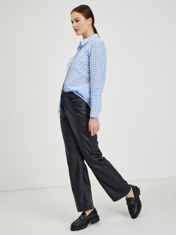 Orsay ORSAY világoskék kockás női ing