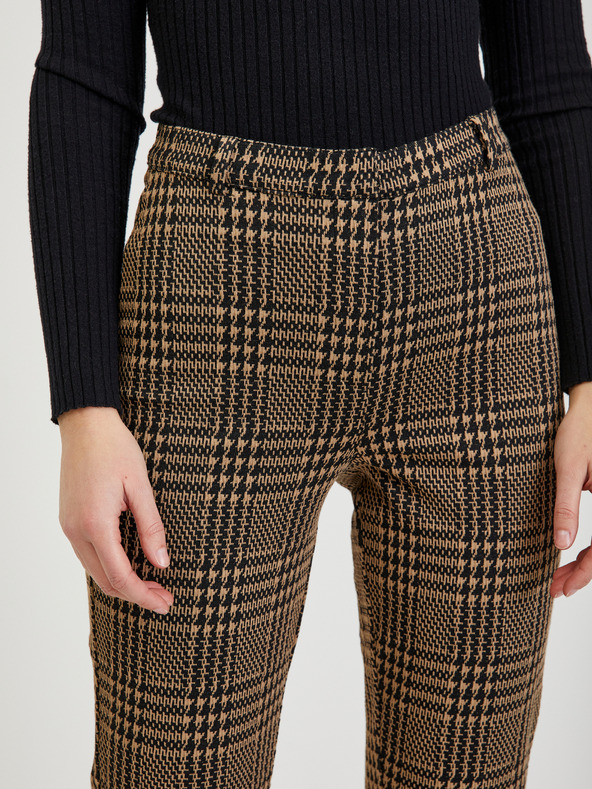 Orsay ORSAY barna rövidített kockás női nadrág