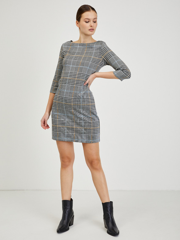 Orsay ORSAY szürke kockás női ruha