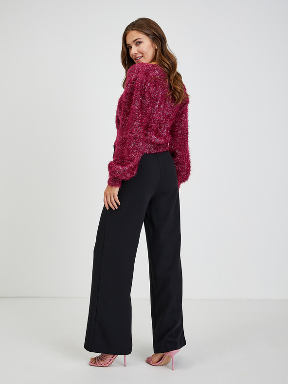 Orsay ORSAY borszínű női kardigán fémszálakkal