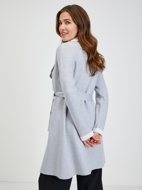 Orsay ORSAY világosszürke női kardigán megkötős övvel