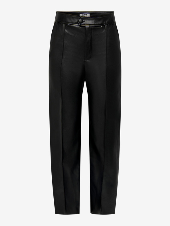 Jacqueline de Yong Fekete női JDY Rex bőrnadrág