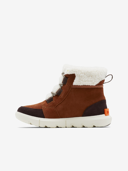 Sorel Barna női bokaszarvasbőr téli csizma műszőrmével SOREL Explorer II Carnival Cozy Cozy