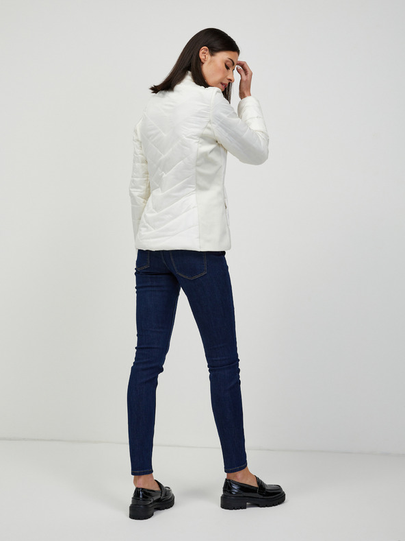 Orsay ORSAY krémszínű steppelt dzseki