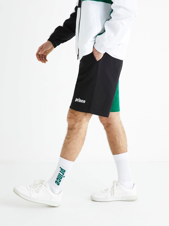 Celio Fekete-zöld férfi melegítőnadrág Celio Prince