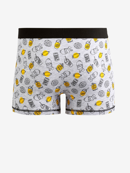 Celio Világosszürke férfi mintás rövidnadrág Celio The Simpsons