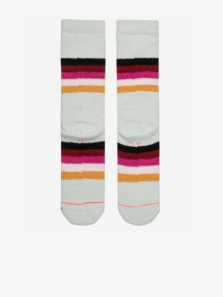 Stance Fehér női thermo zokni csíkokkal Stance ICE CAP kék színben