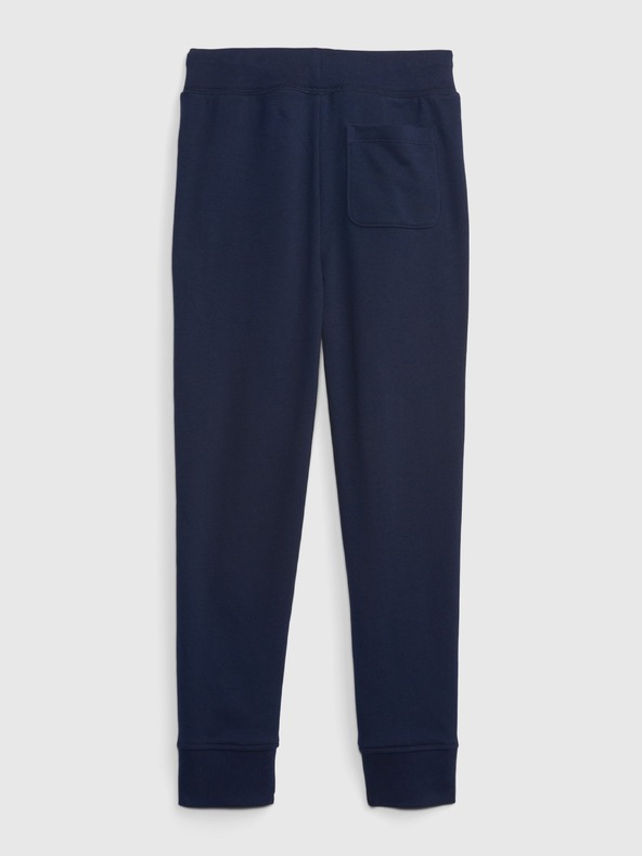 GAP Gyerek fleece sportnadrág logóval army GAP