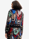 Desigual Piros és fekete női flitteres bomber Desigual Sequin