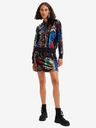 Desigual Piros és fekete női flitteres bomber Desigual Sequin