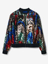 Desigual Piros és fekete női flitteres bomber Desigual Sequin