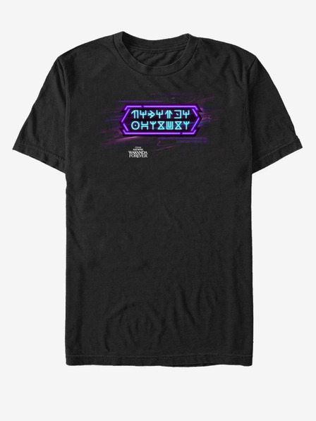 ZOOT.Fan Marvel Neon Black Panther: Wakanda nechť žije Póló