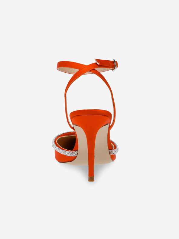 Steve Madden Narancssárga női Steve Madden szatén pumpa