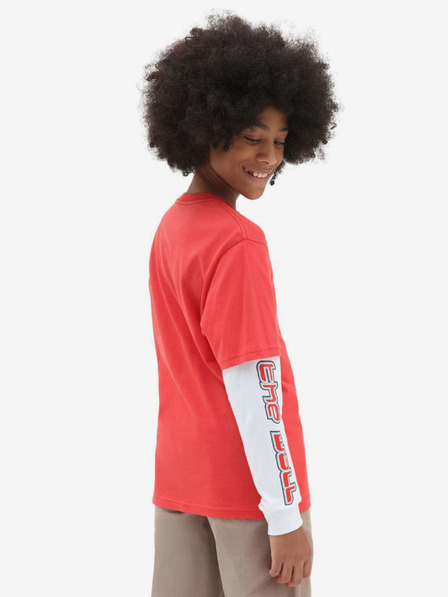 Vans Fehér és piros gyerekpóló VANS