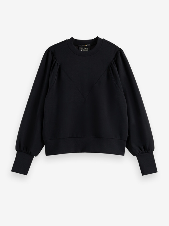 Scotch & Soda Fekete női pulóver ballonos ujjú Scotch & Soda Scotch & Soda