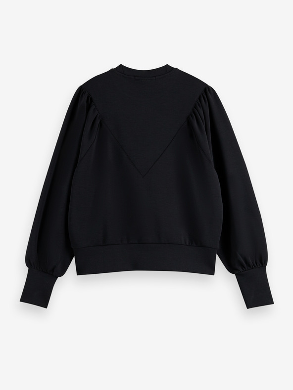 Scotch & Soda Fekete női pulóver ballonos ujjú Scotch & Soda Scotch & Soda