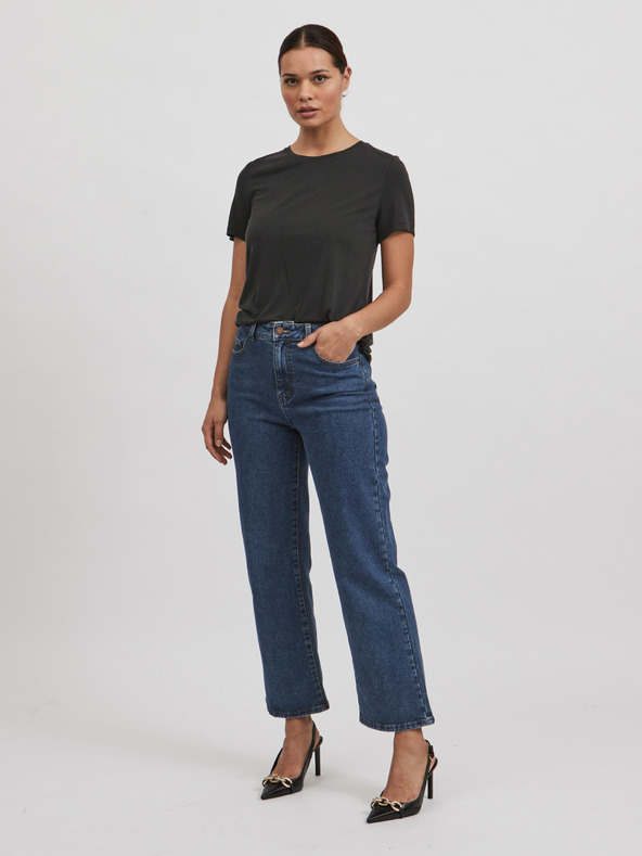 Vila Fekete alap póló VILA Modala