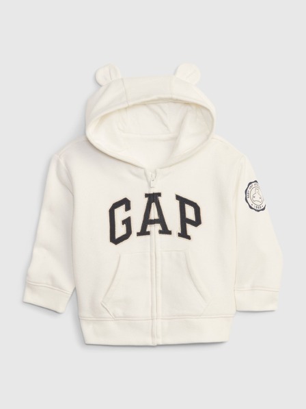 GAP Baby kapucnis logós pulóver GAP