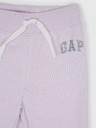 GAP Gyerek fleece sportnadrág logóval army GAP