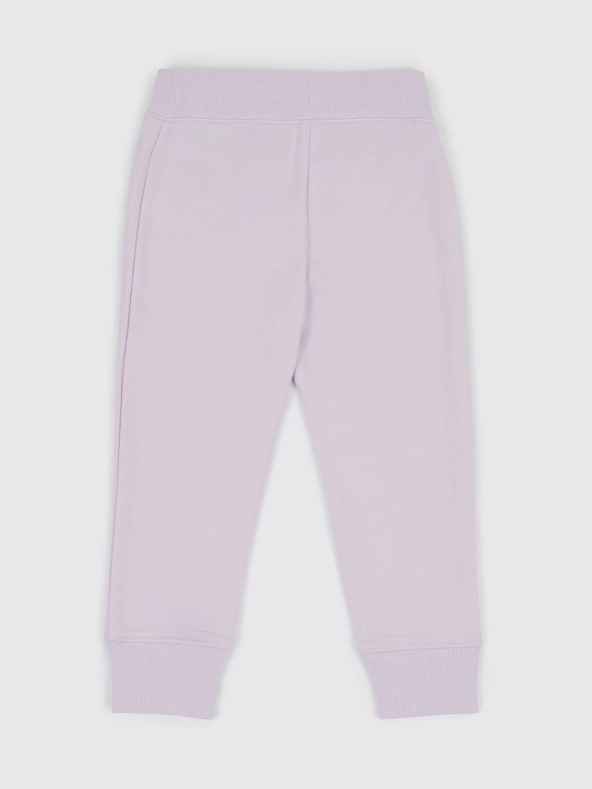 GAP Gyerek fleece sportnadrág logóval army GAP