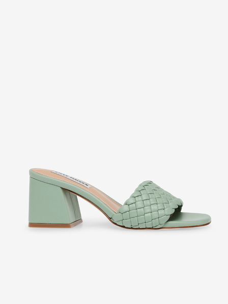 Steve Madden Steve Madden Aspyn világoszöld női széles sarkú papucs