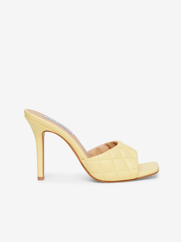 Steve Madden Világossárga Női Steve Madden Signify magas sarkú papucsok