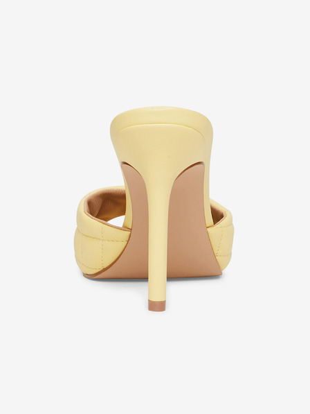 Steve Madden Világossárga Női Steve Madden Signify magas sarkú papucsok