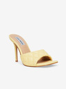 Steve Madden Világossárga Női Steve Madden Signify magas sarkú papucsok