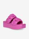 Steve Madden Sötét rózsaszín női platform papucs Steve Madden Bazaar