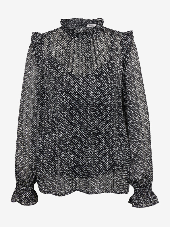 Orsay ORSAY fekete mintás női blúz